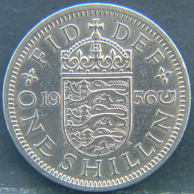 Additional view 1 of 🇬🇧 United Kingdom – Monarchs and Milestones 1 Shilling Eng 1956 coin