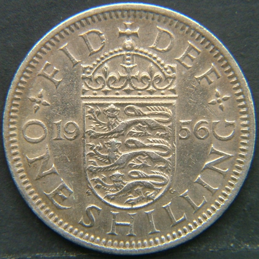 Additional view 2 of 🇬🇧 United Kingdom – Monarchs and Milestones 1 Shilling Eng 1956 coin
