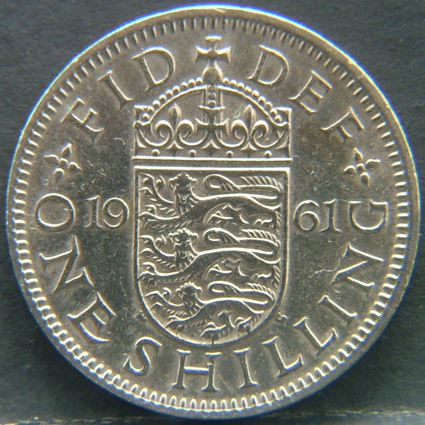 Additional view 1 of 🇬🇧 United Kingdom – Monarchs and Milestones 1 Shilling Eng 1961 coin