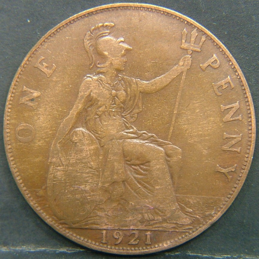 Additional view 2 of 🇬🇧 United Kingdom – Monarchs and Milestones 1 Penny  1921 object