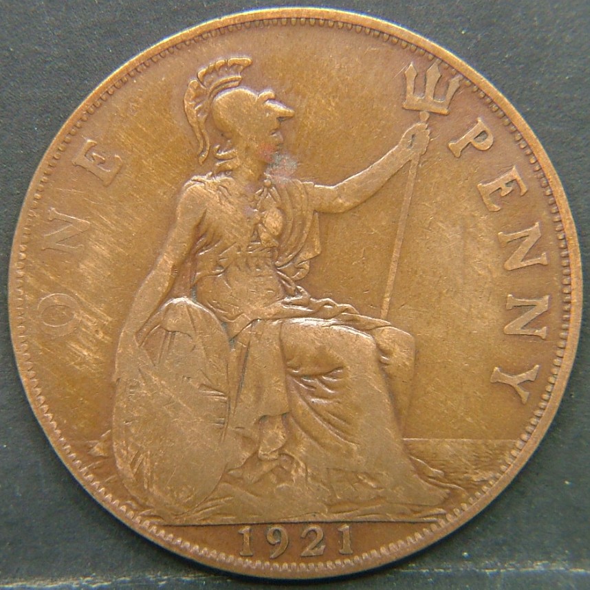 Additional view 2 of 🇬🇧 United Kingdom – Monarchs and Milestones 1 Penny  1921 object