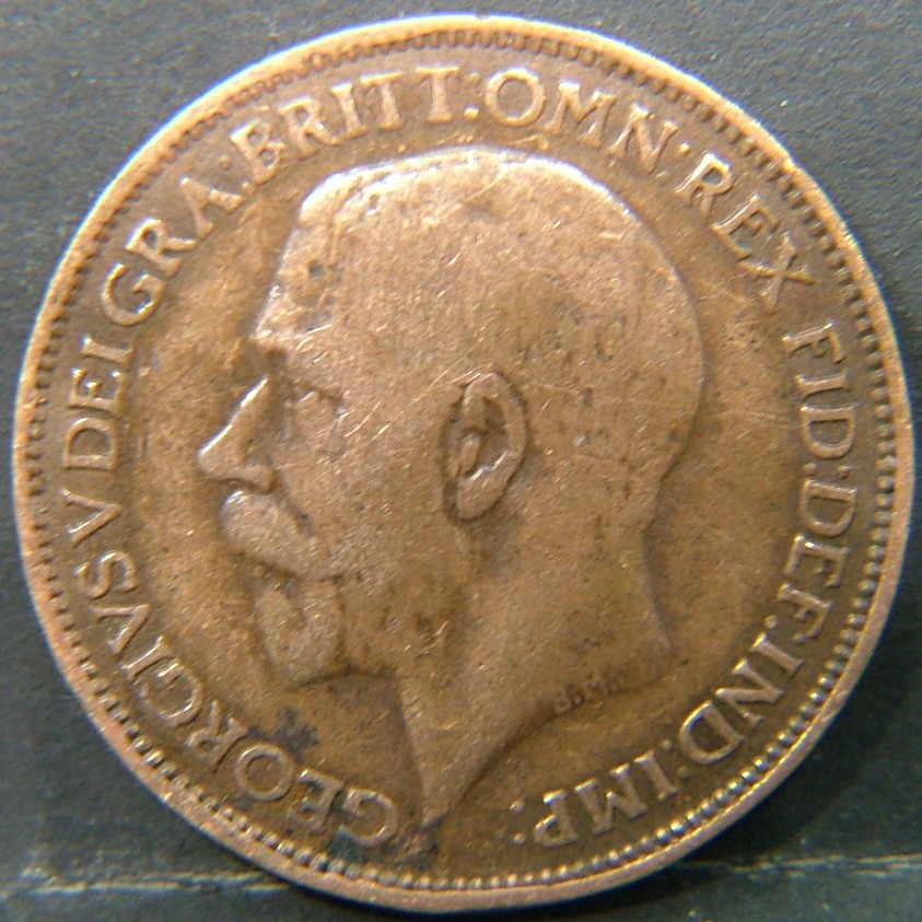 Back side of 🇬🇧 United Kingdom – Monarchs and Milestones Farthing  1925 object