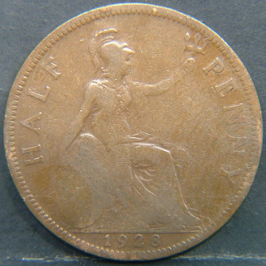 Additional view 2 of 🇬🇧 United Kingdom – Monarchs and Milestones Half Penny  1928 object