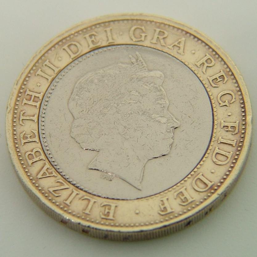 Front side of Great Britain 2 Pounds 2006 coin