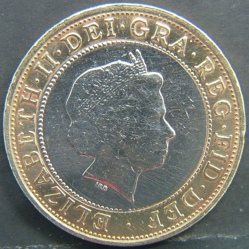 Back side of 🇬🇧 United Kingdom – Monarchs and Milestones 2 Pounds 2006 coin