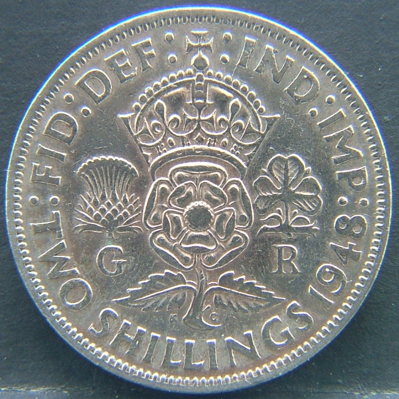 Additional view 1 of 🇬🇧 United Kingdom – Monarchs and Milestones 2 Shillings 1948 coin