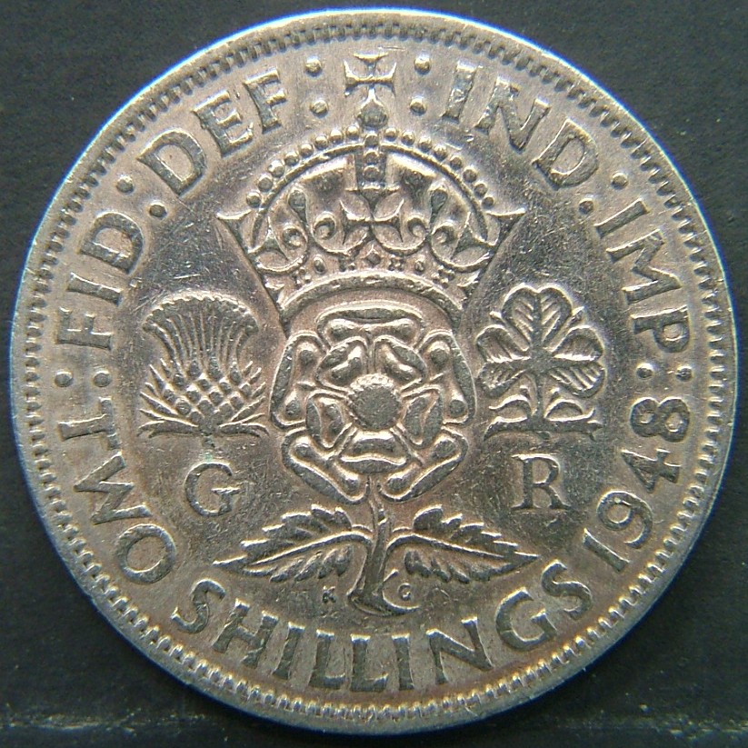 Additional view 2 of 🇬🇧 United Kingdom – Monarchs and Milestones 2 Shillings 1948 coin