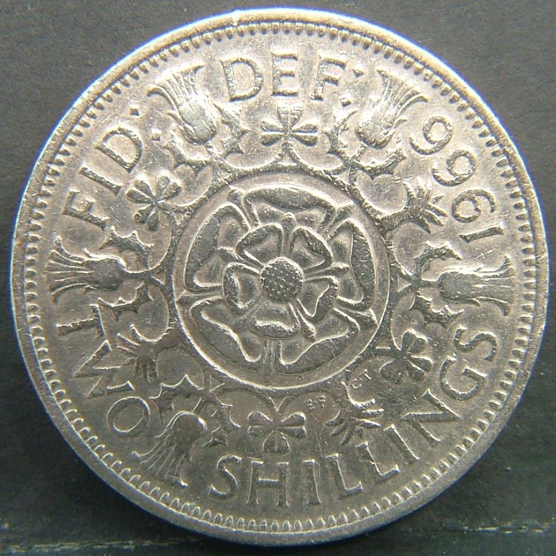 Additional view 2 of 🇬🇧 United Kingdom – Monarchs and Milestones 2 Shillings 1966 coin