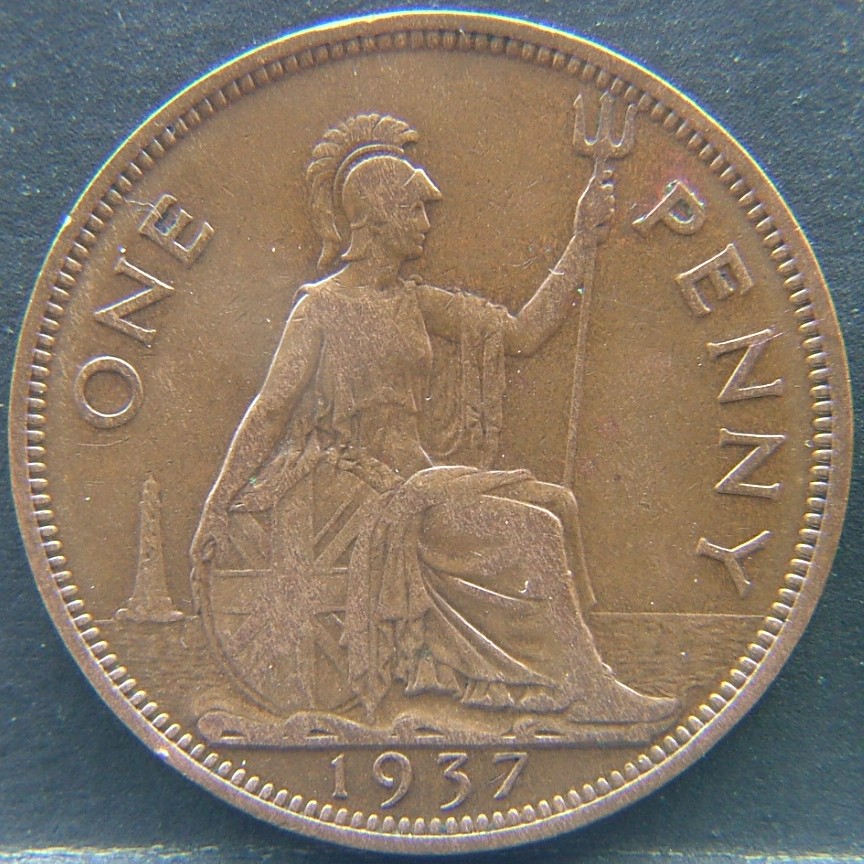 Additional view 1 of 🇬🇧 United Kingdom – Monarchs and Milestones 1 Penny  1937 object