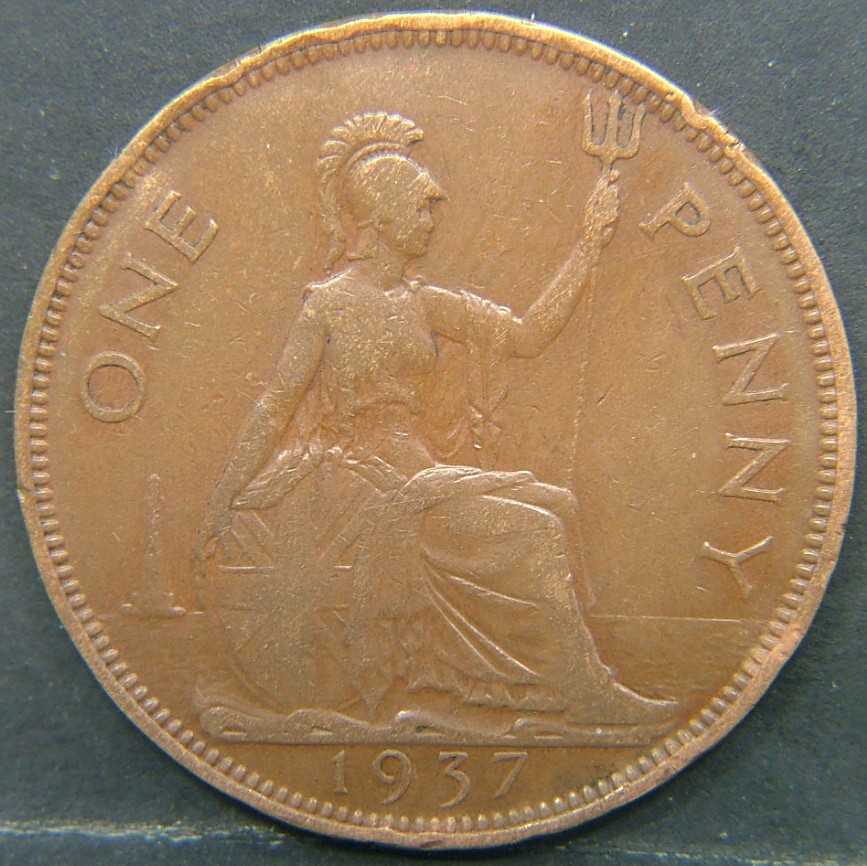 Additional view 2 of 🇬🇧 United Kingdom – Monarchs and Milestones 1 Penny  1937 object