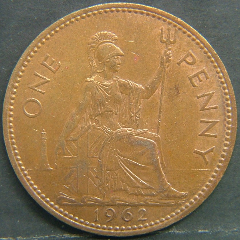 Additional view 1 of 🇬🇧 United Kingdom – Monarchs and Milestones 1 Penny  1962 object