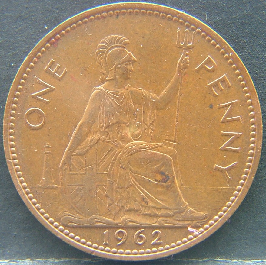 Additional view 1 of 🇬🇧 United Kingdom – Monarchs and Milestones 1 Penny  1962 object