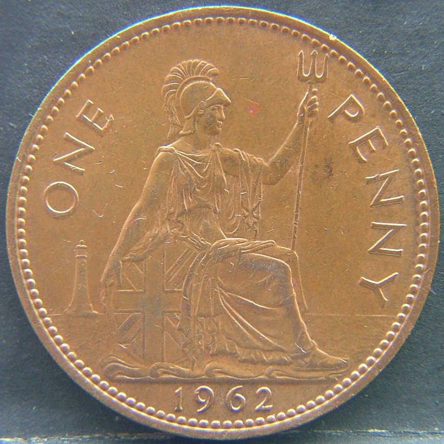 Additional view 2 of 🇬🇧 United Kingdom – Monarchs and Milestones 1 Penny  1962 object