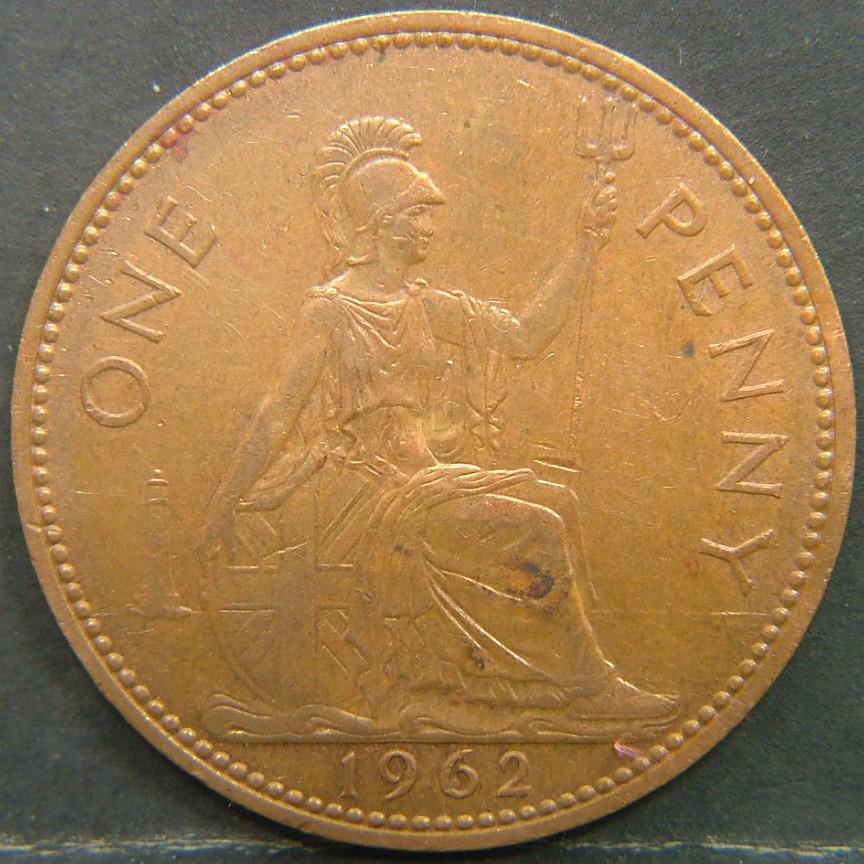 Additional view 2 of 🇬🇧 United Kingdom – Monarchs and Milestones 1 Penny  1962 object