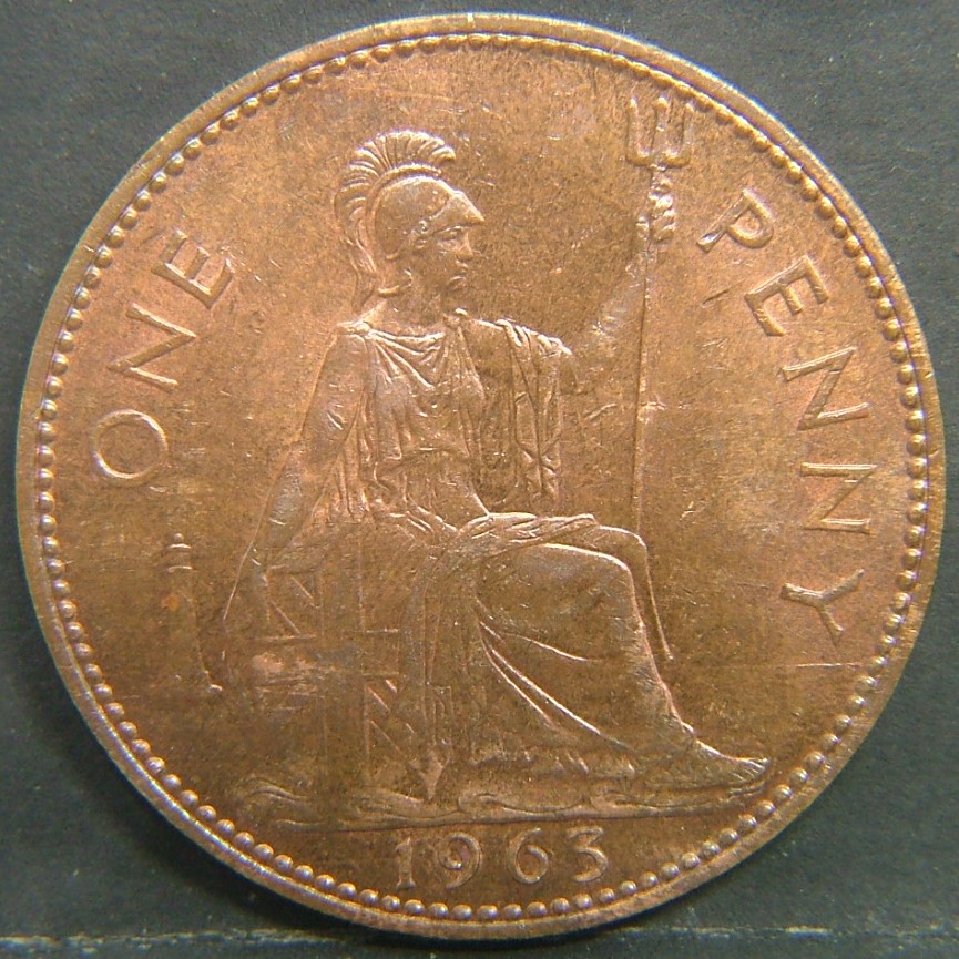 Additional view 2 of 🇬🇧 United Kingdom – Monarchs and Milestones 1 Penny  1963 object