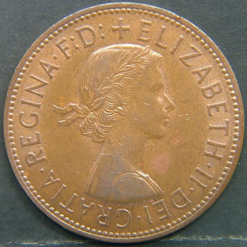 Back side of 🇬🇧 United Kingdom – Monarchs and Milestones 1 Penny  1967 object