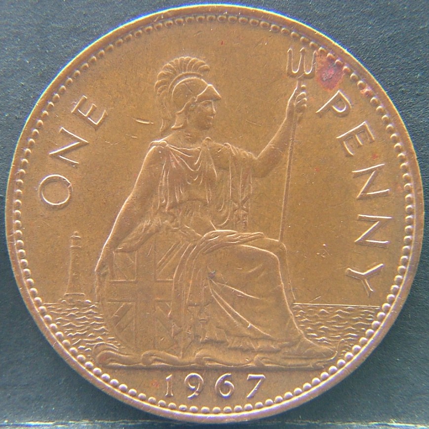 Additional view 1 of 🇬🇧 United Kingdom – Monarchs and Milestones 1 Penny  1967 object