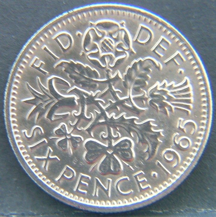 Additional view 1 of 🇬🇧 United Kingdom – Monarchs and Milestones 6 Pence 1965 coin