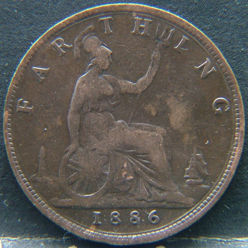 Additional view 1 of 🇬🇧 United Kingdom – Monarchs and Milestones Farthing  1886 object