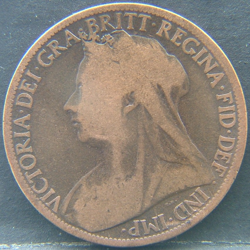 Front side of 🇬🇧 United Kingdom – Monarchs and Milestones 1 Penny 1897 coin