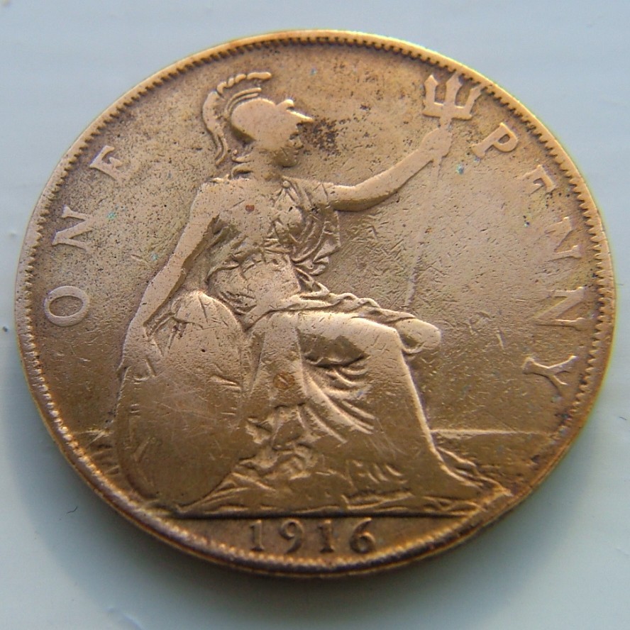 Additional view 1 of Great Britain 1 Penny 1916 coin