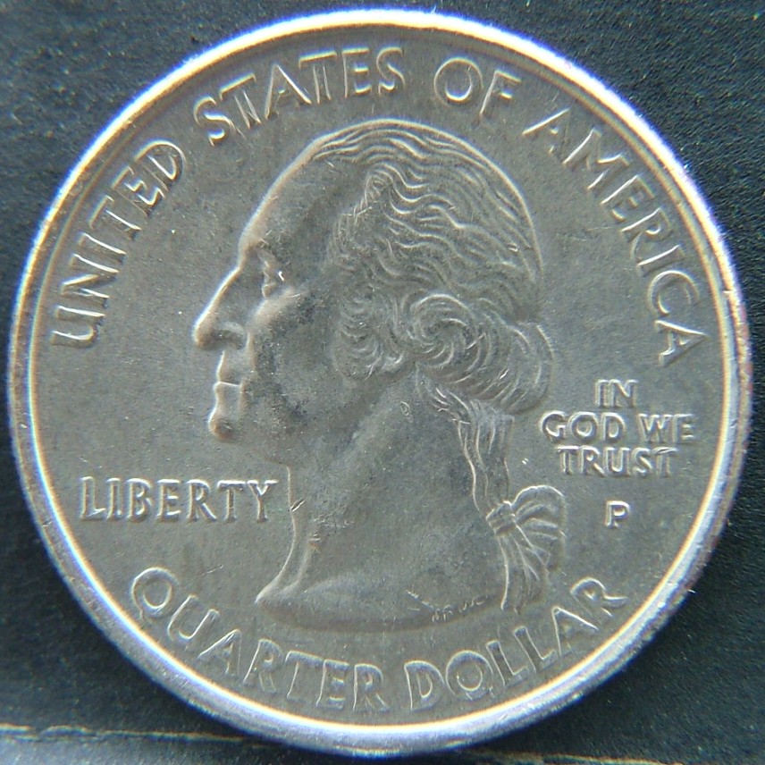 Front side of 🇺🇸 USA – Coins of the United States 25 Cents "P" 2000 coin