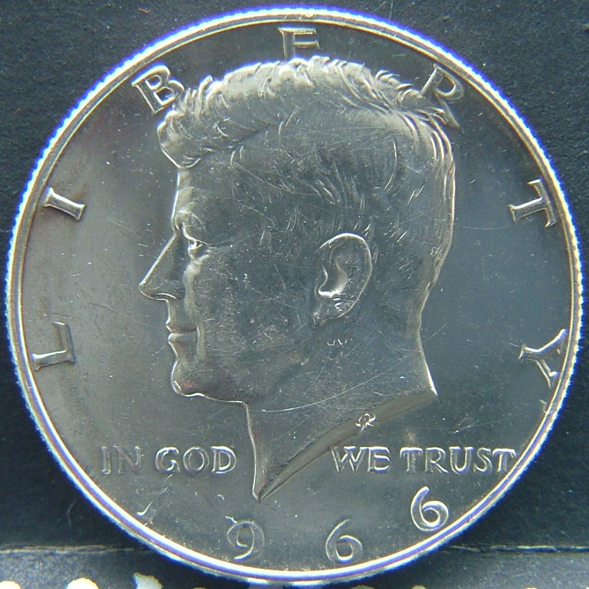 Front side of 🇺🇸 USA – Coins of the United States Half Dollar 1966 coin