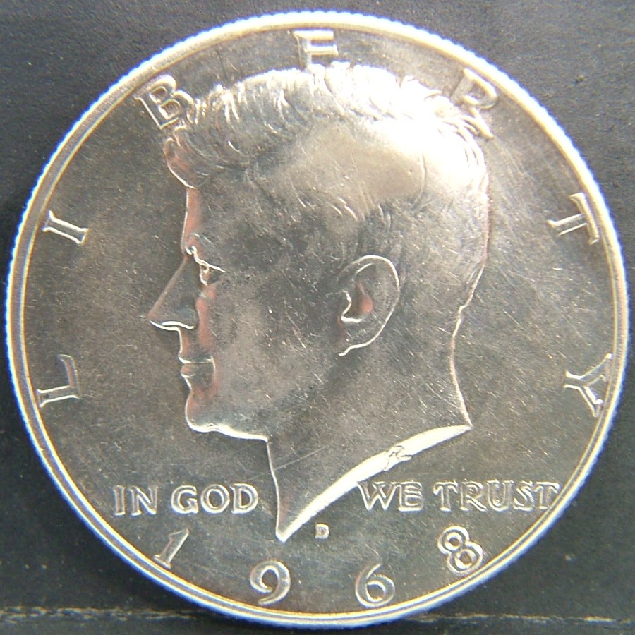 Back side of 🇺🇸 USA – Coins of the United States Half Dollar  1968 object