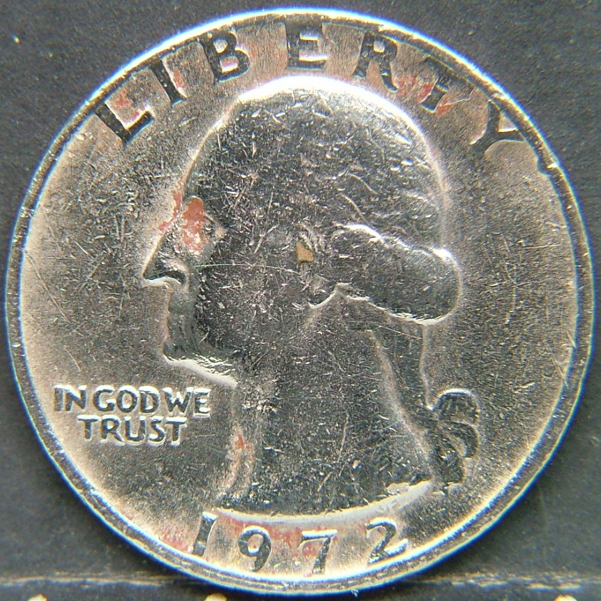 Back side of 🇺🇸 USA – Coins of the United States 25 Cents  1972 object