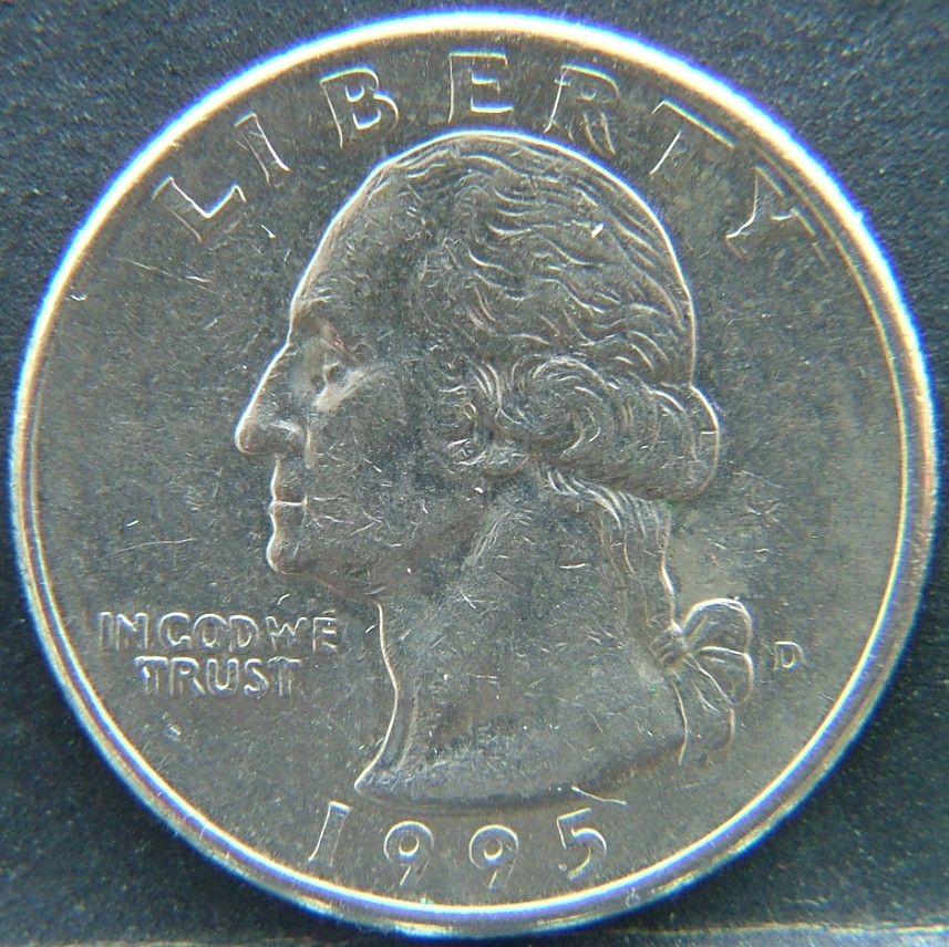 Front side of 🇺🇸 USA – Coins of the United States 25 Cents "D" 1995 coin