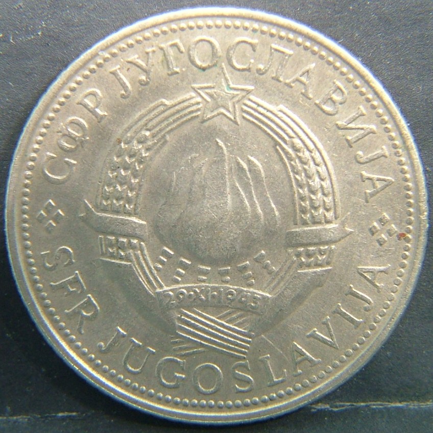 Front side of 🇾🇪 YUGOSLAVIA – From Unity to Dissolution 5 Dinara 1972 coin